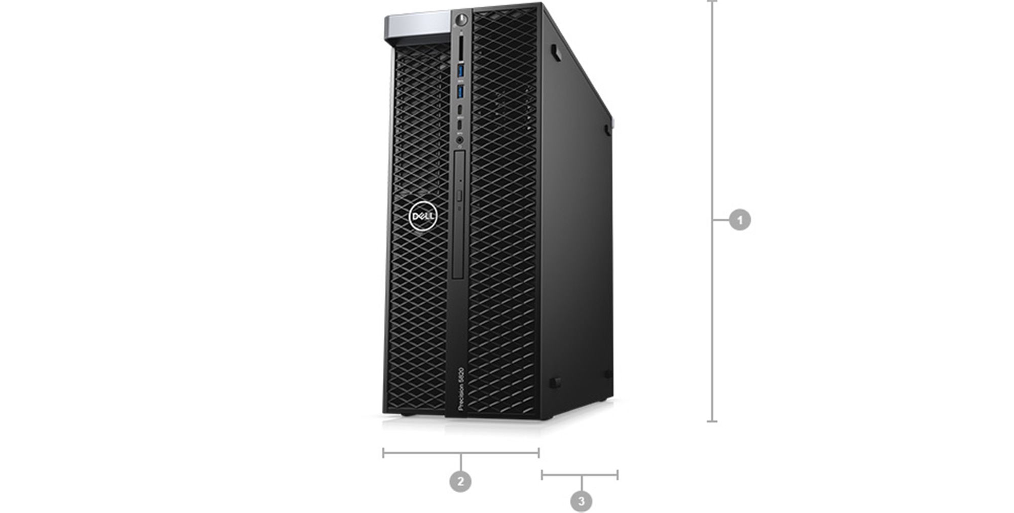 Dell Precision 5820 Tower Workstation with Intel W-2223 8GB RAM 256GB M.2 425W Xeon PC