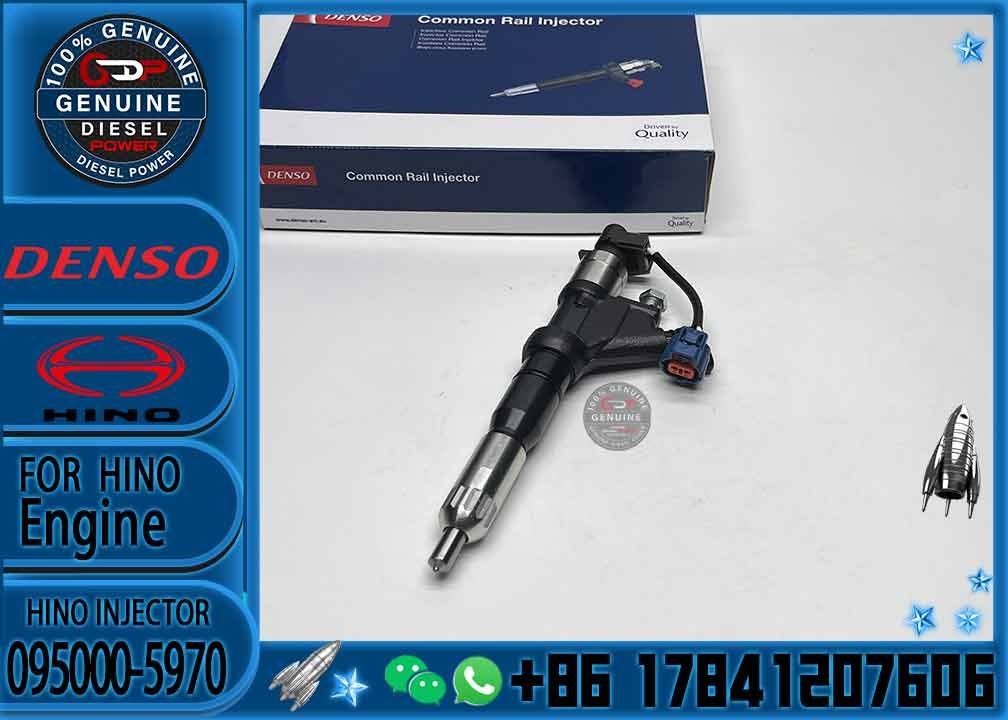 Common rail Injector 095000-5970 23910-E1380 095000-5972 23670-E0360 fuel injector for HION E13C 700 engine part injecto