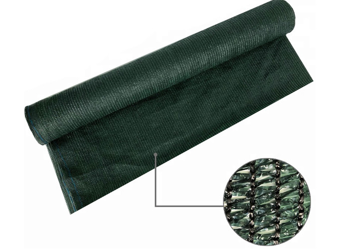 Heavy Duty Windbreak Shade Netting Green Privacy Fence With Eyelets