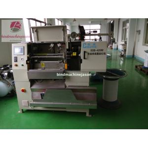  Spiral closing machine SSB420 with spiral lock for notebooks Manufactures