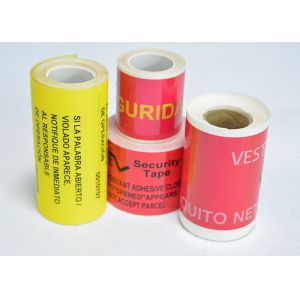  Customized Tamper Proof VOID Security Labels With Hidden Message Manufactures