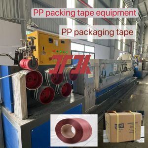 China Extrusion machine 5-15mm high speed PP strapping tape manufacturing machine PP strapping tape production line for 200-300 m/min on sale