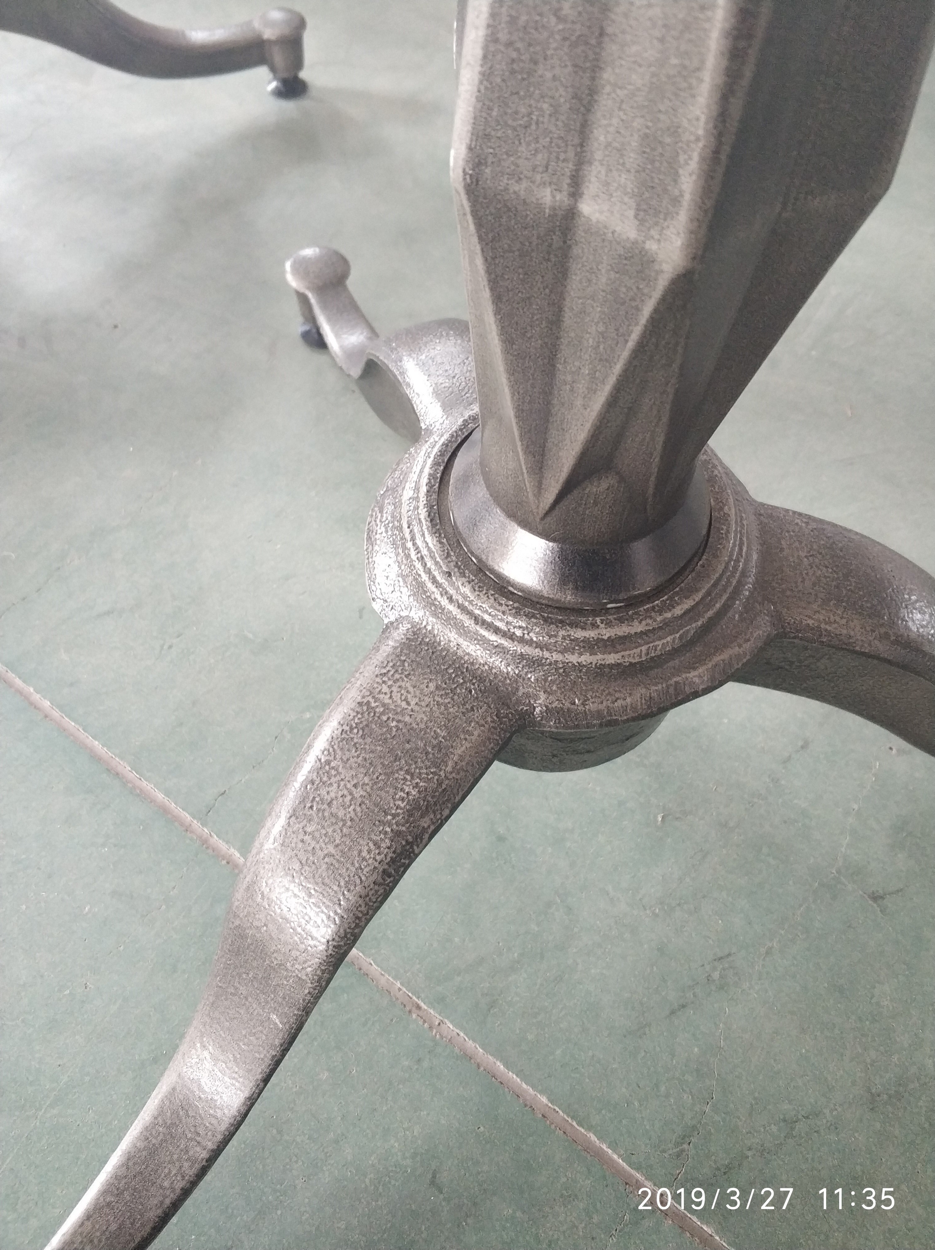 Bar Counter Height Table Base High Table Legs Diamond Column 21" Base Size