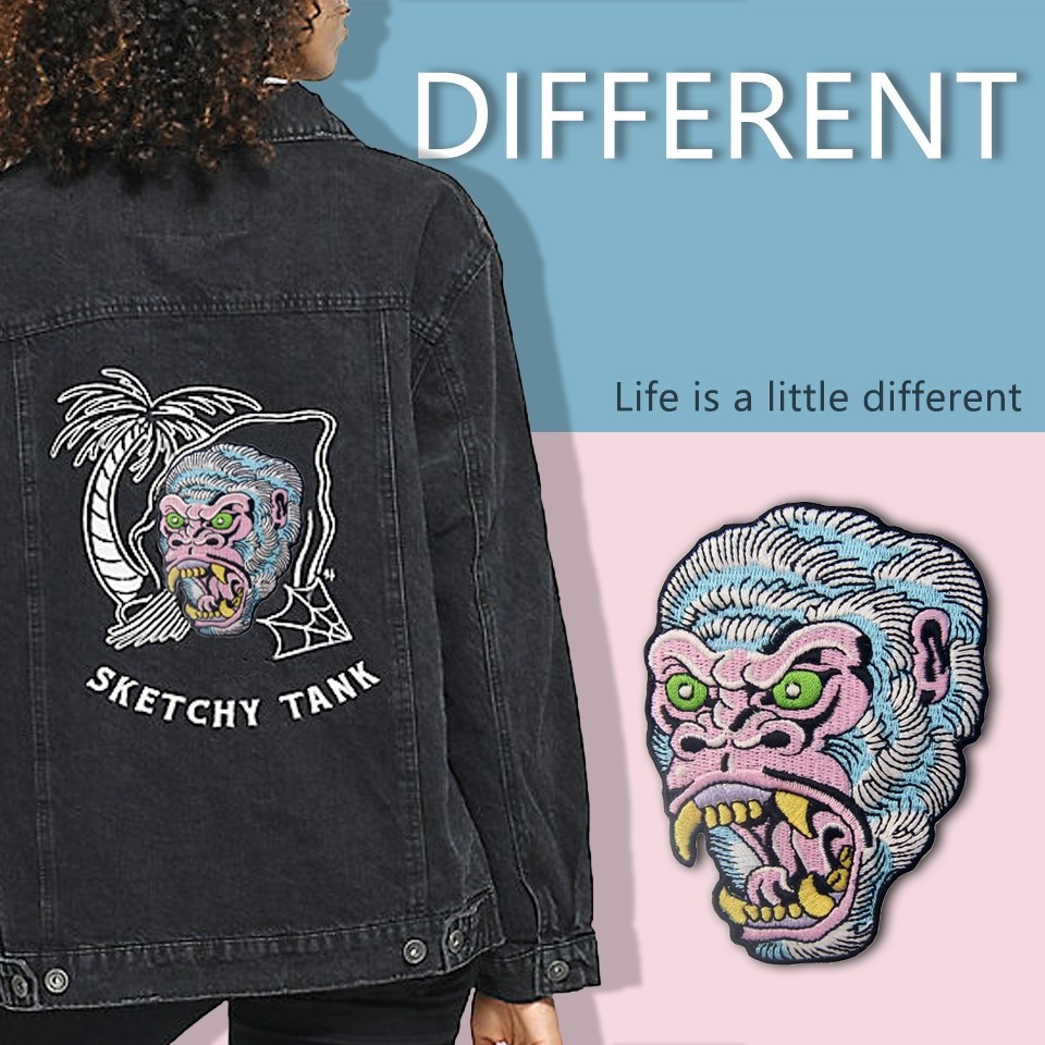  Orangutan Patch Embroidered Animal Patches With Iron On Backing Manufactures