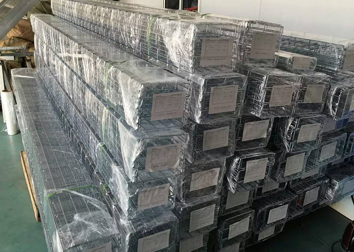 SS316L 2.4m Wire Mesh Cable Tray Grid Stainless Steel Wire Basket Tray