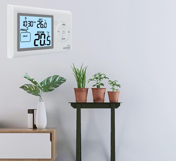 7 Day Programmable Wired Digital Thermostat For Household Usage