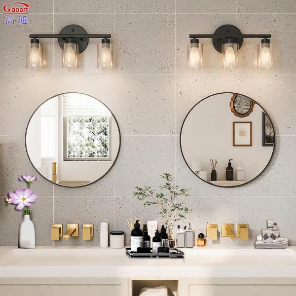 Huge Hotel Hair Station Funky Toilet Full Length Salon Sticker Round Mirror Wall