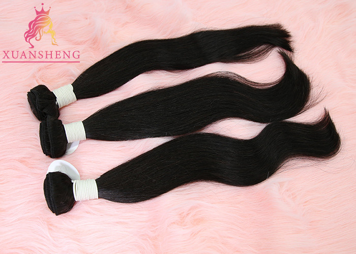 9A Real Raw Brazilian Straight Hair Bundles Remy 100% Natural Color
