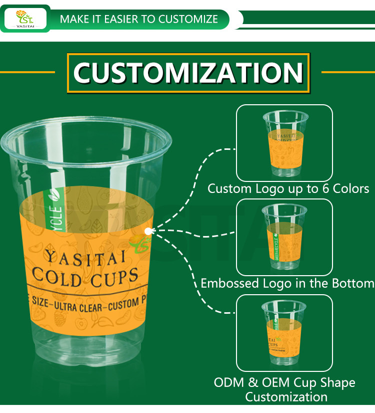 16oz PLA Disposable Cups Plastic Black Custom Beer Pong Cups Fda Approved