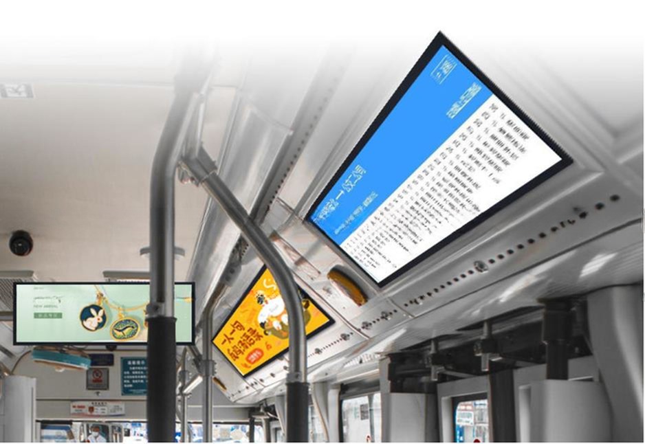 28 28.8 29 Inch Stretched Bar LCD Monitor 1920*360 / 1920*540 For Bus