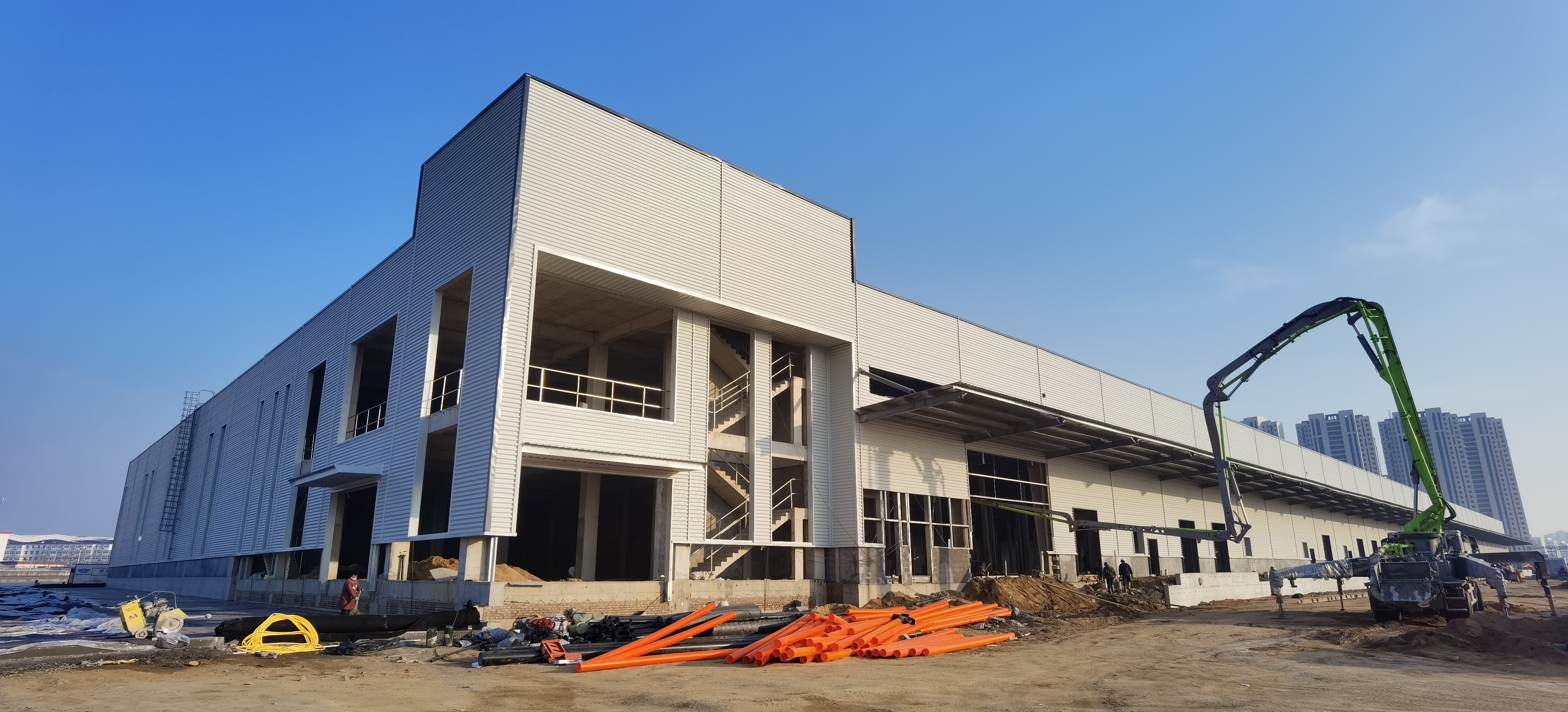 Prefab H Section Steel Metal Workshop Buildings For Storage