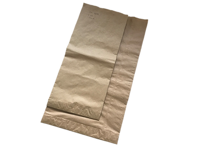 Pinch Bottom Step End Multiwall Paper Sack With Hot Melt For Powder Products