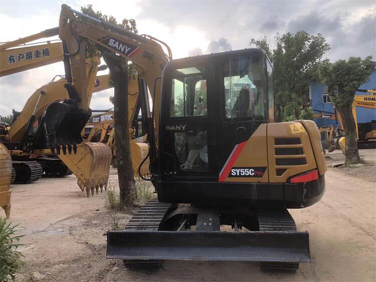 5ton SY55C Sany Excavator in with 5780KG Operating Weight and 0.23m3 Bucket Capacity