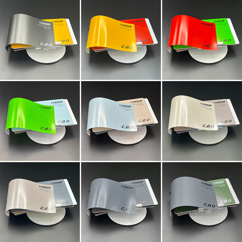 Non Fading Self-healing Superhydrophobic Material 6.5mil Color PPF TPU Python Green Color Car Wrap