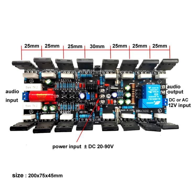 Professional 800W Rear Monoblock Amplifier 1943 5200 Mono Genre Receiver Amplifiers