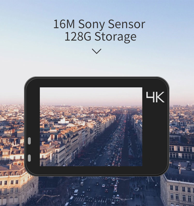 H.264 30fps 4K Ultra HD Action Camera For Apple Android