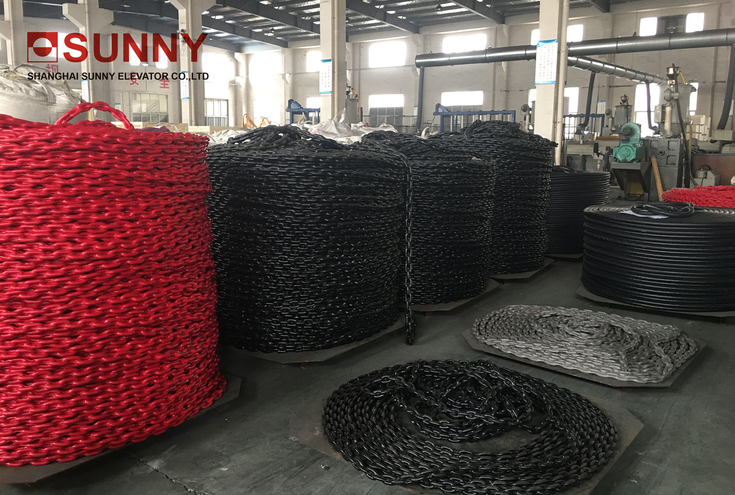 Elevator Compensating Cables Roller Guidance System For High Speed Applications