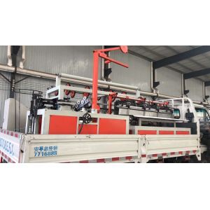 3m width Double wire feeding Fully Automatic Chain Link Fence Machine