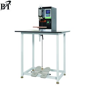  High Frequency Inverter Foot Operated Spot Welder Machine Dual Pulse Manufactures