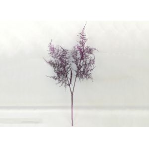  59cm Artificial Purple Fern Branch With Glitter Manufactures