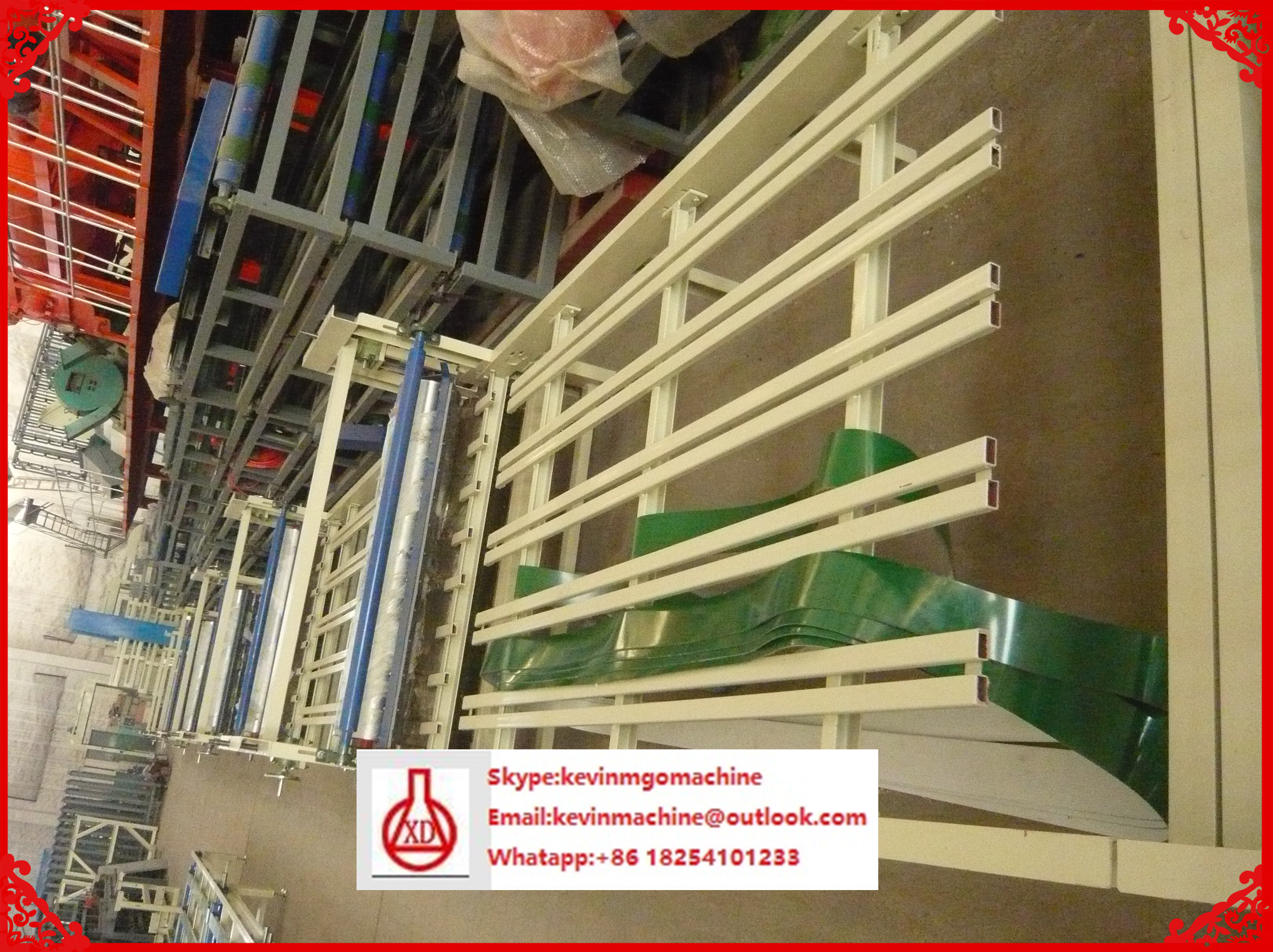 High Intensity MgO Board Production Line with Double Roller Extruding Technology