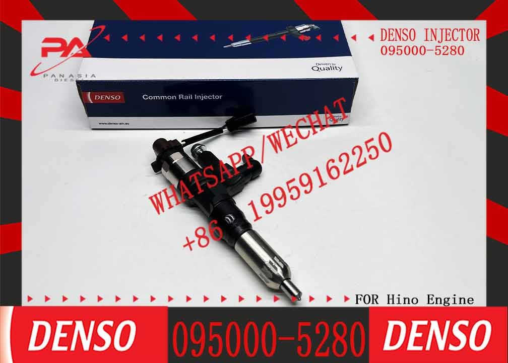 New Diesel Common Rail densos Injector 095000-5280 095000-5281 For HINO Truck Engine J08E 23910-1360