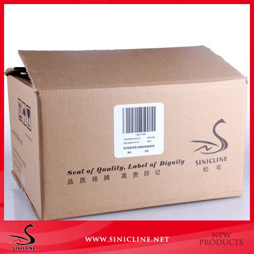 90mm Apparel Logistics RFID Tag Sticker Thermal Barcode Sticker Roll