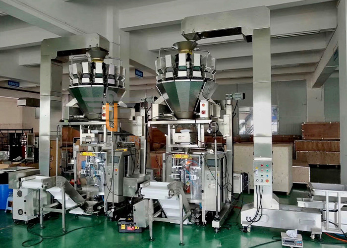 Grain Multihead Weigher Machine With 10'' Touch Screen Automation Packaging