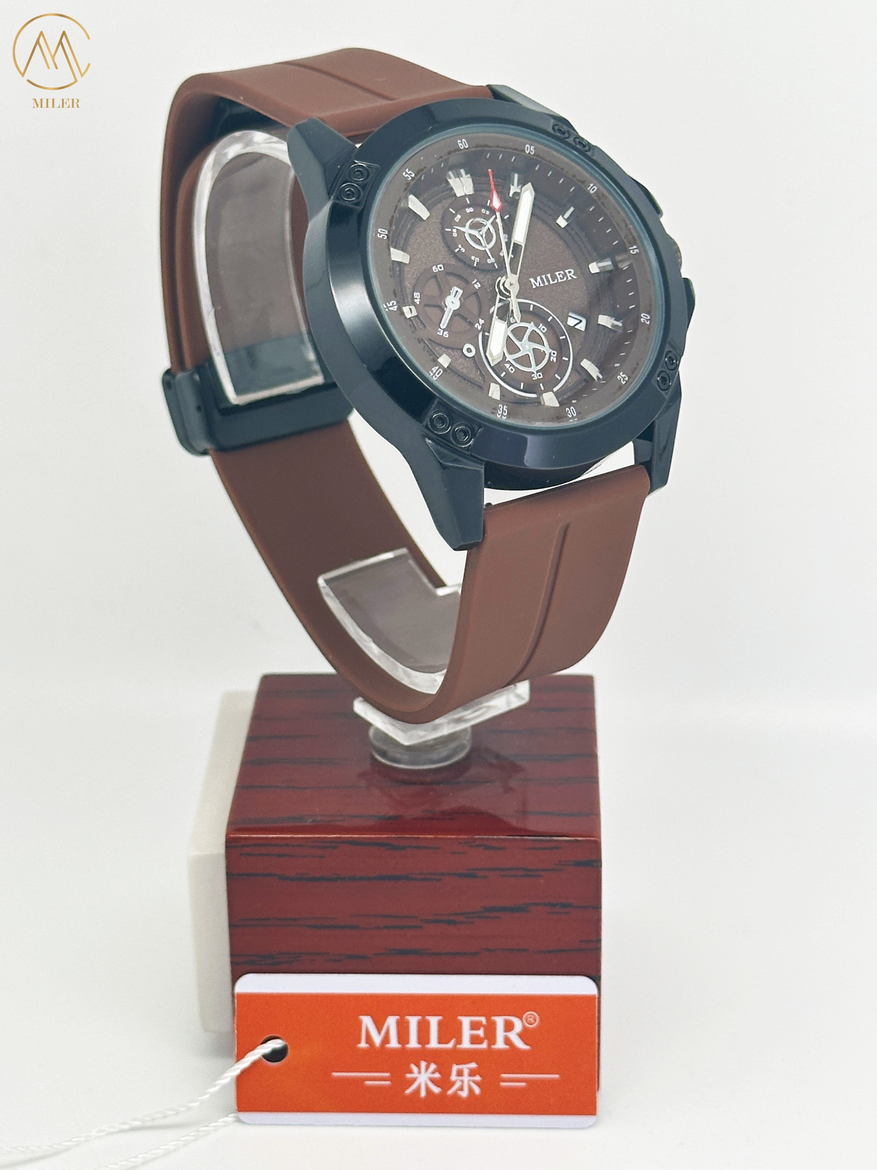 Custom Logo Minimalist Watch For Men Sport Silicone Waterproof Luminous Quartz Watches Mens Business Calendar Wrist Watches