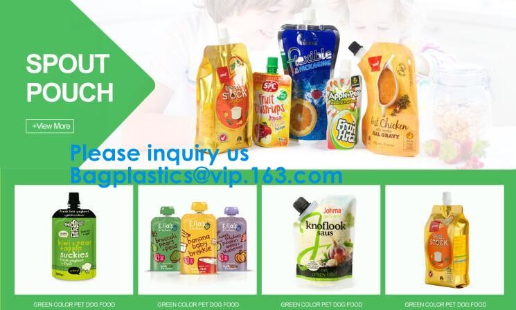 Flat Bottom Pouch / Box Pouch For Food,Side Gusset Bag Flat Bottom Square Bottom Side Gusset Bag With Zipper