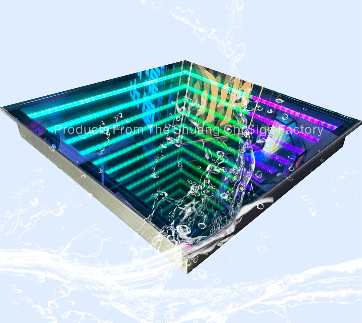 80 Ra LED Dance Floor Lights for Wedding Disco Party Pista in Durable Material
