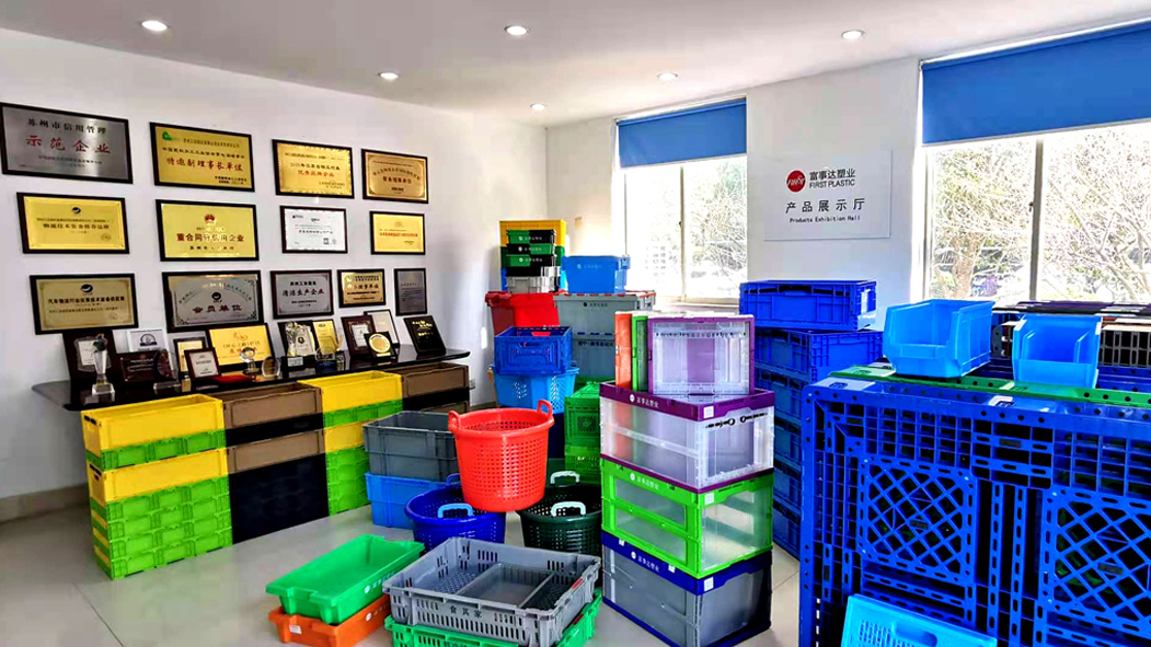 Plastic Crates for Fruit Harvest and Storage Internal Size 570*370*210mm Silk Printing