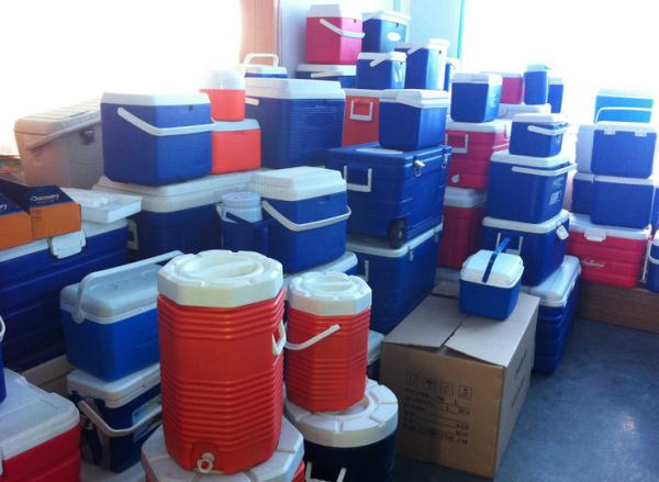 OEM Outdoor Plastic Cooler Box Milk bucket Igloo water cooler OEM Branding Water