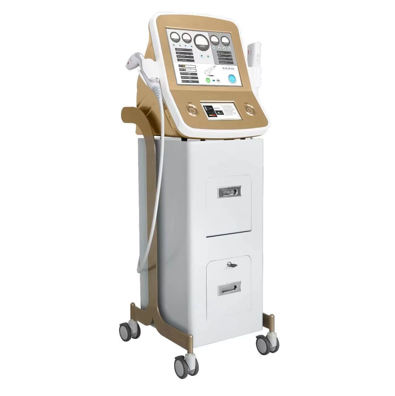 Doublo Max HIFU Beauty Machine , Vertical HIFU Face And Body Machine