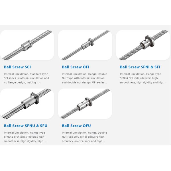 TBI Ball Screw SFA1616 16mm Precision Ball Screw For Surgical Robots