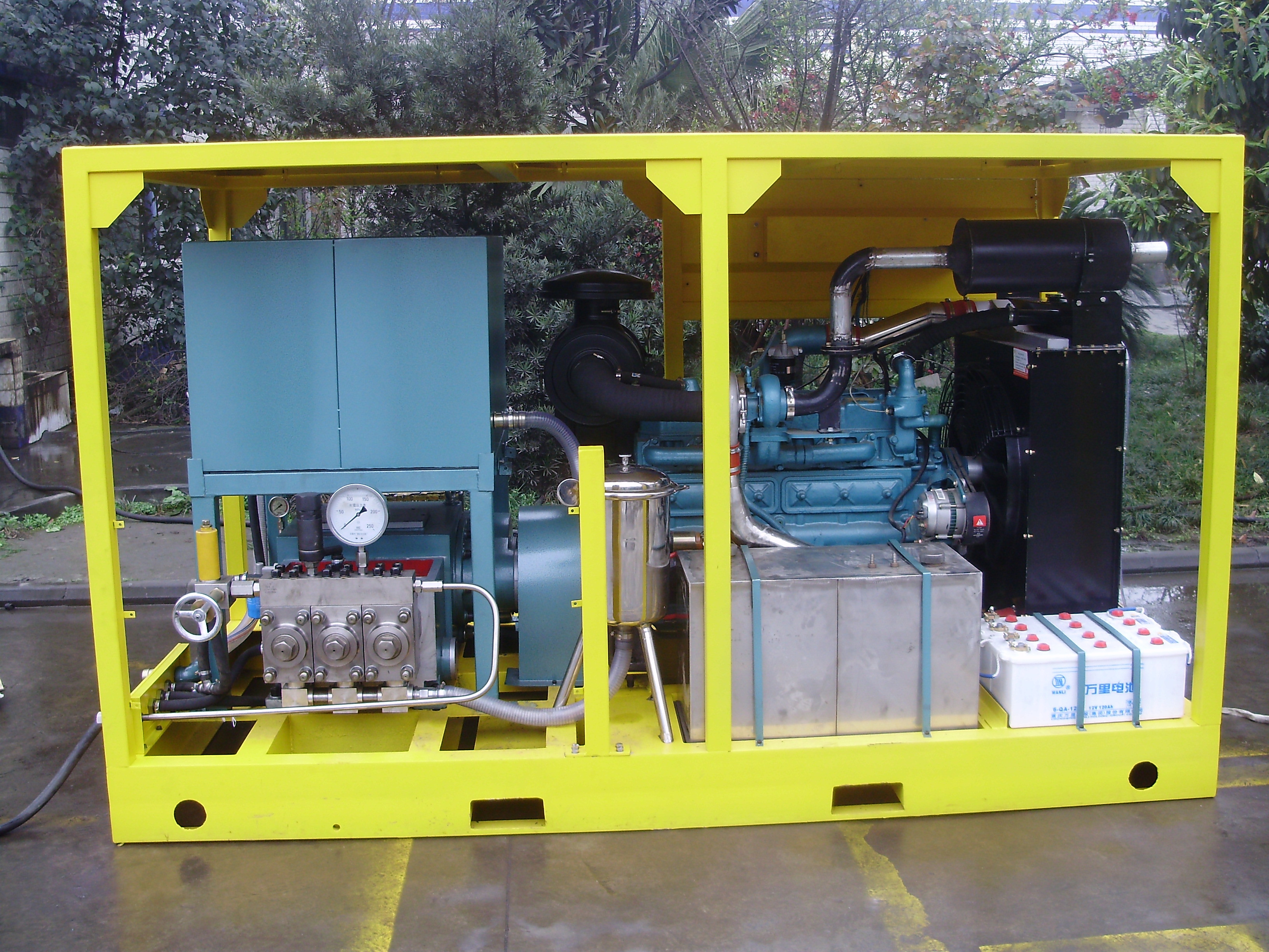 120MPa High Pressure Hydro Test Pump For Valves Of BOP On Offshore Field