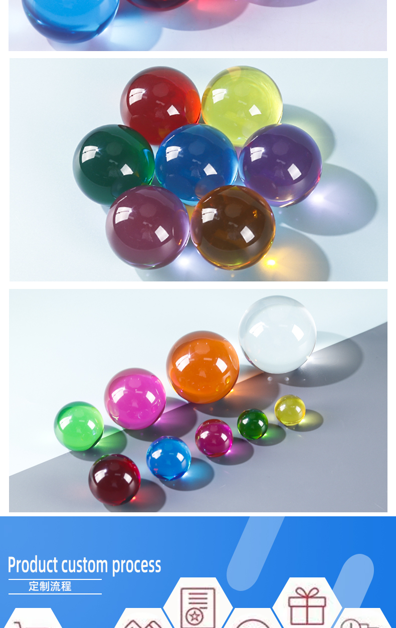 120g Resin Ball Clear Transparent Play Juggling Balls