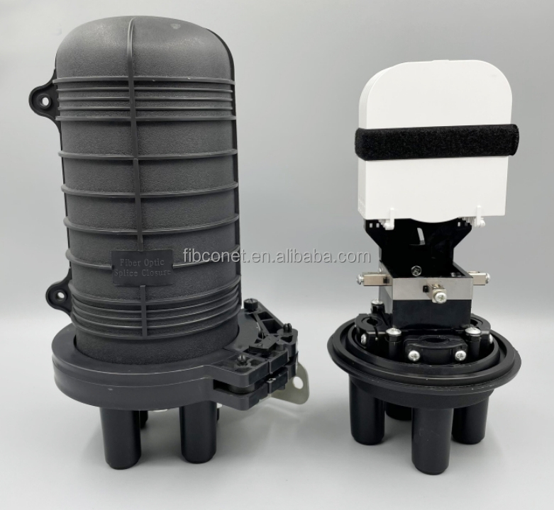FTTH Outdoor Fiber Cable Dome Splice Closure IP68 48 Core for Hot Melt Style -40C- 60C
