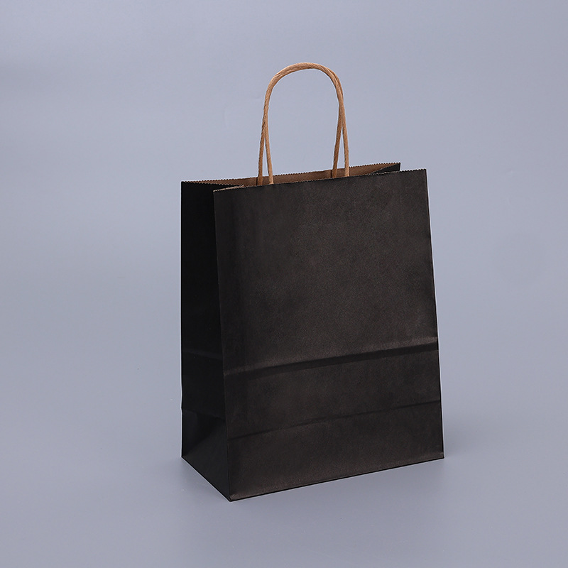Paper Type Kraft Paper Custom Color Accepted Shopping Carrier Tote Bag at Affordable