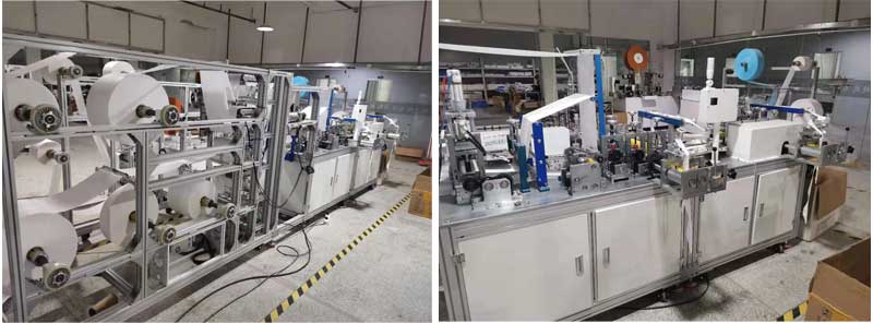150pcs/Min KF94 Fully Automatic Mask Making Machine PLC Control