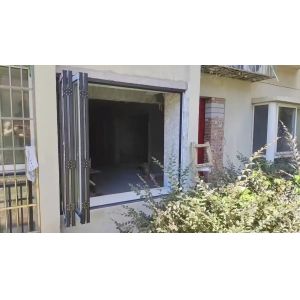 EcoBreath Sustainable Folding Window with Built-in Air Purifying Moss Panels for