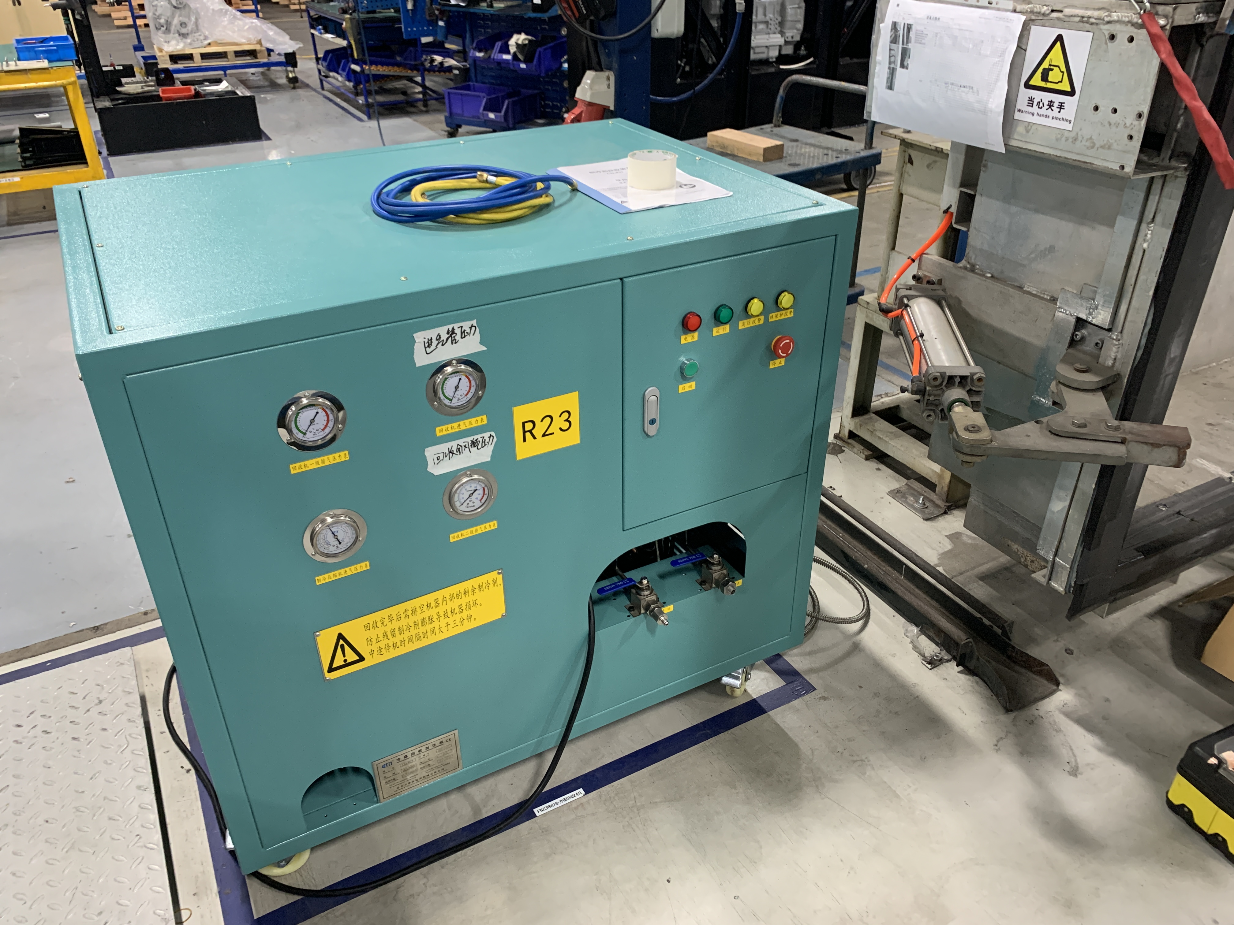 CMR123 Refrigerant Recovery Vacuum Machine R123 R245fa R1233zd R141b Refrigerant Charging Filling Station
