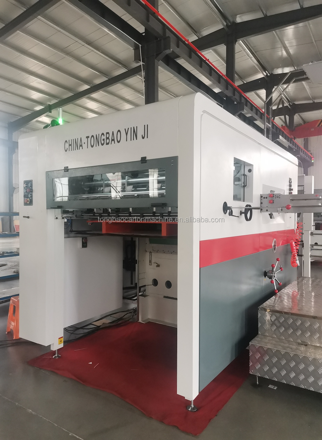 Semi Auto Flat Bed Corrugated Paper Die Cutting Machine with Full Waste Stripping Supply