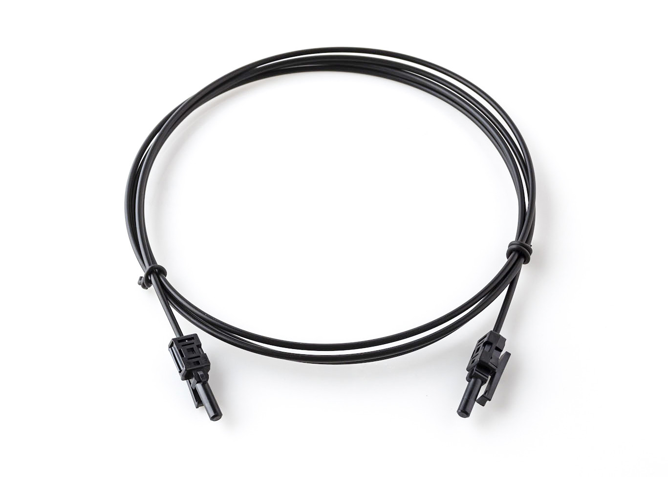 Anti Vibration PMMA Plastic Fiber Optic Cable Anti Electromagnetic Black Color