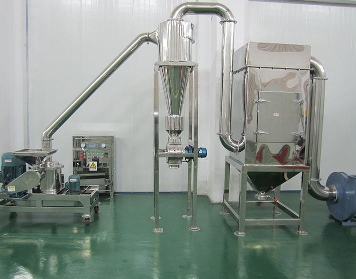 Herb Powder Grinding Dried Turmeric Pulverizer 15MM Feeding