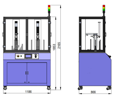 PLC Control High Precision Repeatable Slight Drop Testing Machine for Drop Test