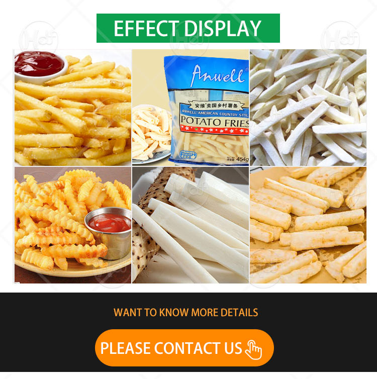 Fully Automatic French Fries Making Line Chips Production Machine