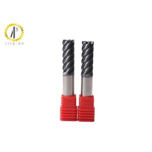 HRC58 Nano Coated Tungsten Carbide End Mills With 6 Flute