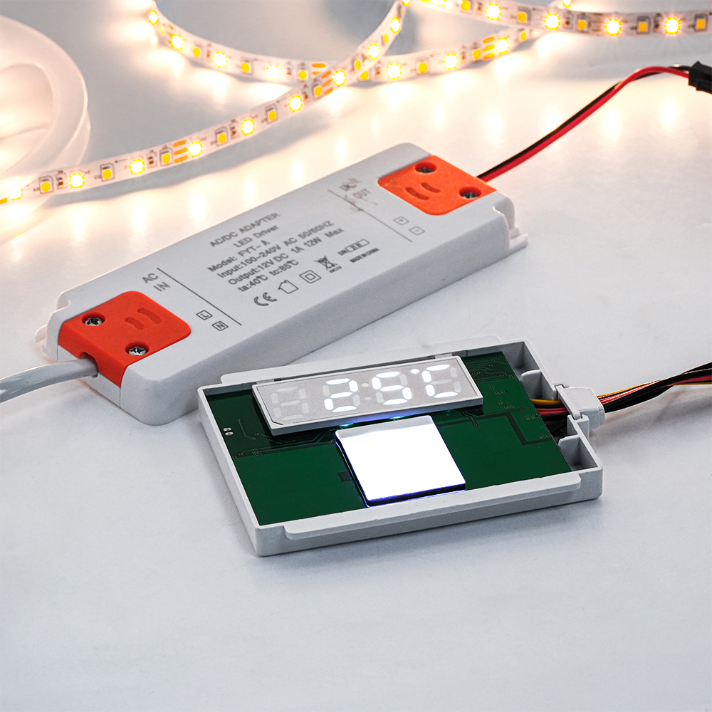 Integrated Mirror Touch Dimmer Switch for Bathroom Mirror LED Lighting DC 12V 5A Easy