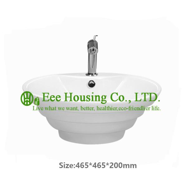 Ceramic basin sanitary ware bathroom shower hair shampoo cabinet mounted wall